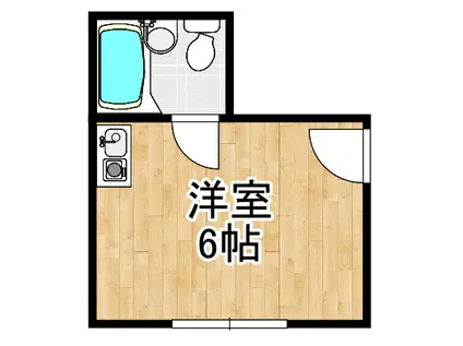 コーポ汐ノ宮C(ワンルーム/1階)の間取り写真