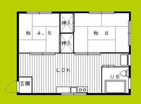 新大阪土井コーポ(2LDK/2階)の間取り写真