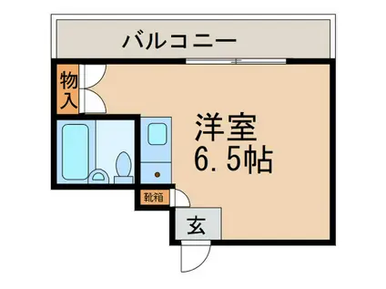 新丸子第2センチュリー21(ワンルーム/8階)の間取り写真