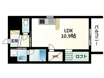 ドルチェヴィータ新大阪(ワンルーム/5階)の間取り写真
