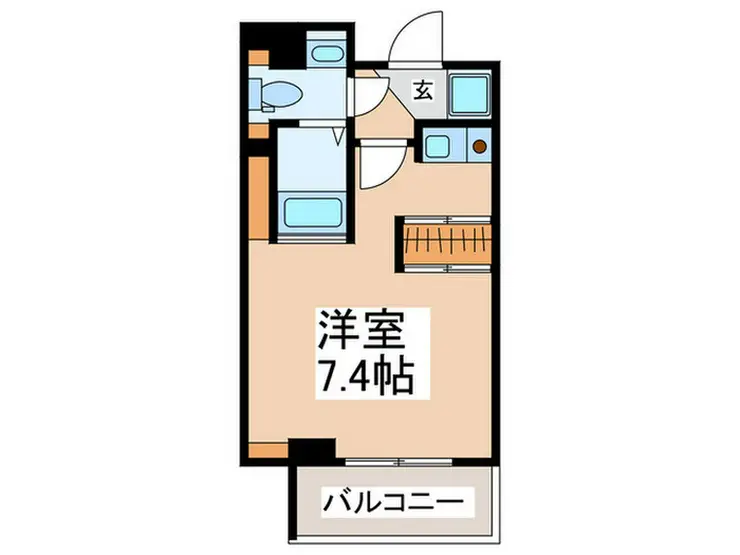 レジディア市谷薬王寺 5階階 間取り