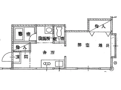 メゾンT&SII(1DK/2階)の間取り写真