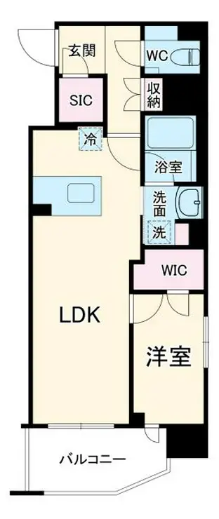 デュオステージ横濱桜木町 5階階 間取り