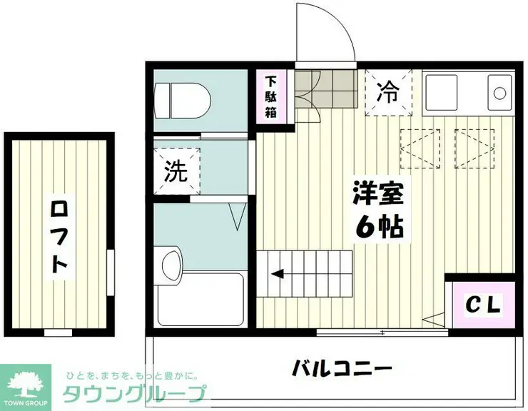 リバティヒルズ妙蓮寺 2階階 間取り