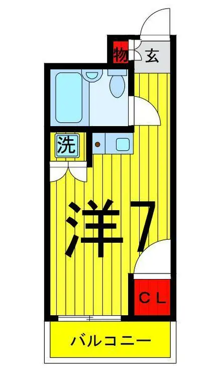 ホワイトシティ 3階階 間取り