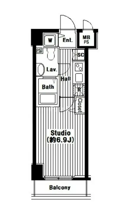 グランド・ガーラ芝公園 2階階 間取り