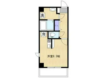 ラヴィエント南千住III(1K/7階)の間取り写真