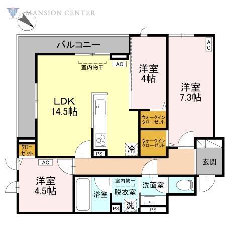 フィラーレ(3LDK/2階)の間取り写真