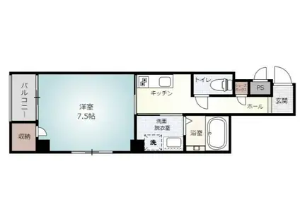 キクヤビルディング(1K/7階)の間取り写真