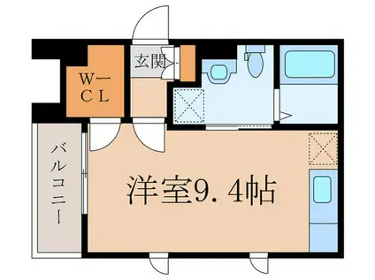 SILVERADO TUSCAN(ワンルーム/1階)の間取り写真