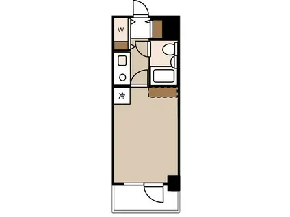 ニックアーバンスピリッツ鶴見Ⅰ(1K/10階)の間取り写真