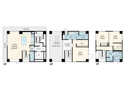 ARROWS イースト(3LDK/5階)の間取り写真