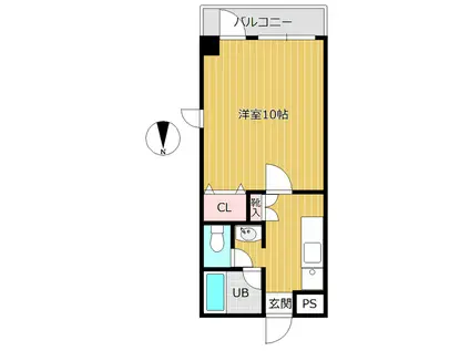 Kハウス(1K/1階)の間取り写真