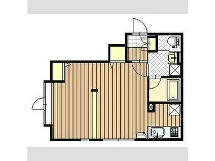 RUANXRUAN(1K/2階)の間取り写真