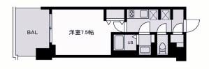 ALIVIS西神中央(1K/4階)の間取り写真