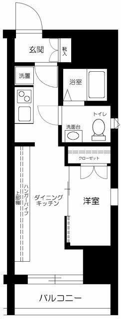 ROXIS日暮里(1DK/3階)の間取り写真