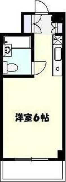 ハイツト-カンド-(ワンルーム/2階)の間取り写真
