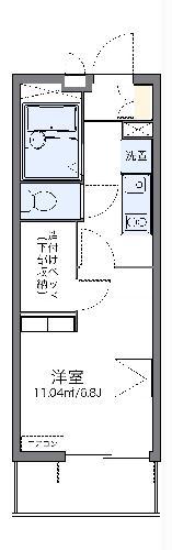 レオパレスエレカーサ(1K/3階)の間取り写真