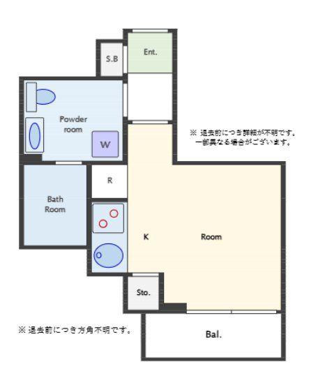 VERXEED 千住 PARK SIDE(ワンルーム/6階)の間取り写真