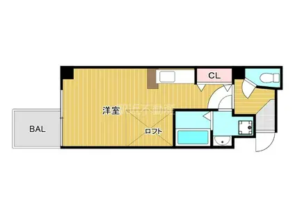 KATAYAMABLDG21(ワンルーム/10階)の間取り写真