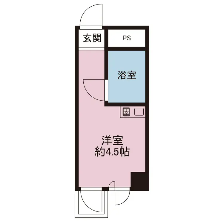 パークハイム能見台 1階階 間取り