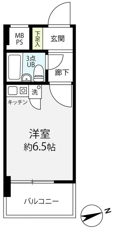 ライオンズシティ八王子 6階階 間取り