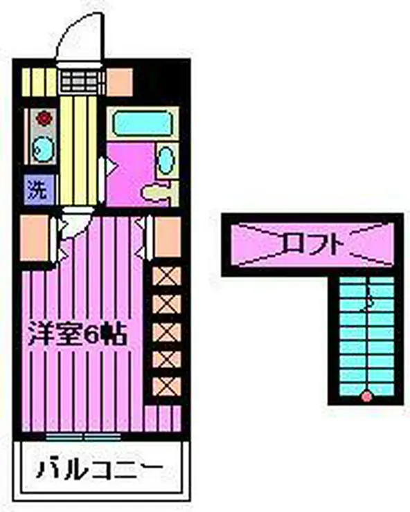 シティパレス上尾5 1階階 間取り