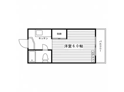 サンメイプルハウス(ワンルーム/3階)の間取り写真