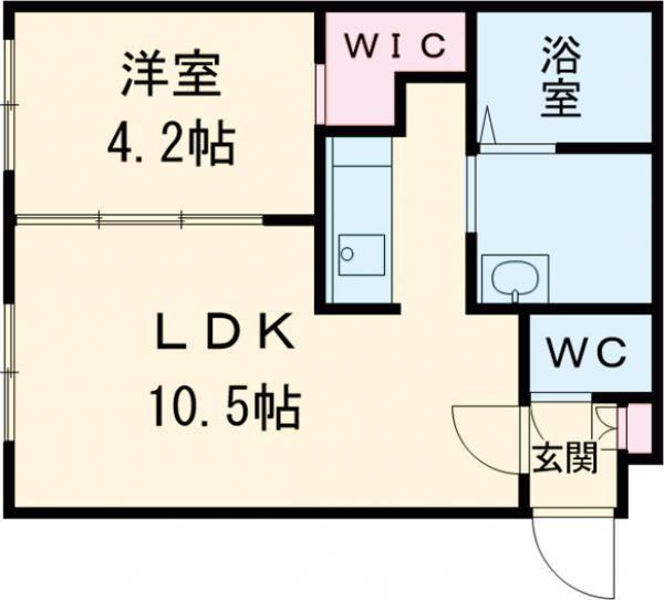 CONAN富士(1LDK/2階)の間取り写真