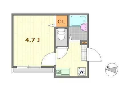 ノーザンロード保谷(1K/2階)の間取り写真