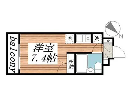 メゾン・ド・セニュール(ワンルーム/4階)の間取り写真