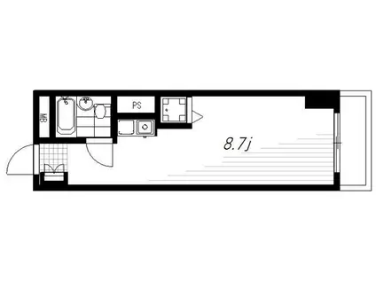 ライオンズマンション荻窪駅前(ワンルーム/3階)の間取り写真