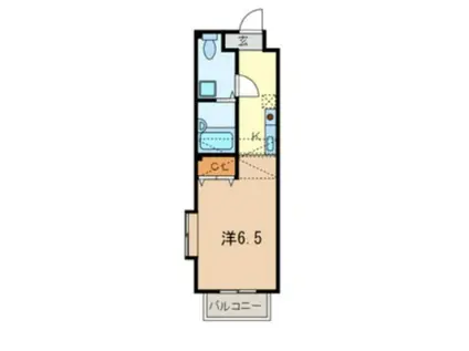 ナパージュ(1K/1階)の間取り写真