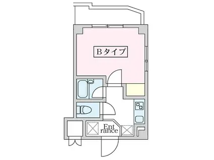 エスティメゾン大塚(1K/2階)の間取り写真