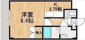 ハイツTKY(1K/3階)の間取り写真