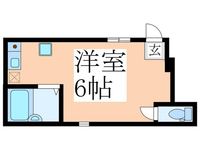 アートヒルズ関町北(ワンルーム/1階)の間取り写真