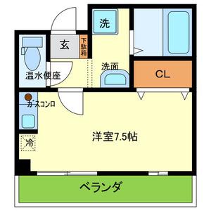 パナハイツ2001(ワンルーム/2階)の間取り写真