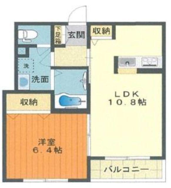 メゾン・ド・プルミエ(1LDK/3階)の間取り写真