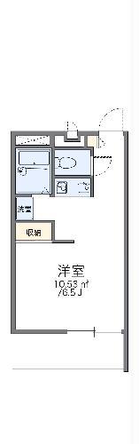 レオパレスGREEN GABLES(1K/2階)の間取り写真