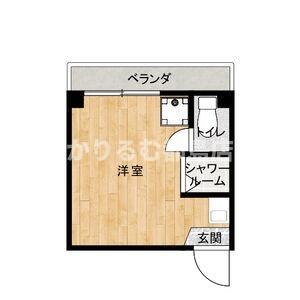 BEE ONE HOUSE(ワンルーム/2階)の間取り写真