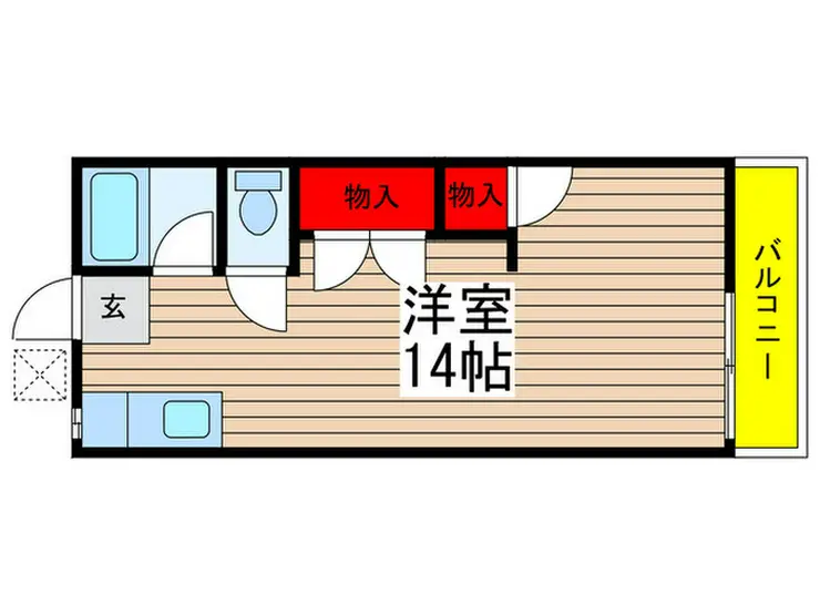 コーポ藤 2階階 間取り