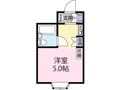 富士昭和ビルIII(ワンルーム/5階)の間取り写真