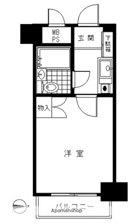 ハイシティ横浜元町 5階階 間取り