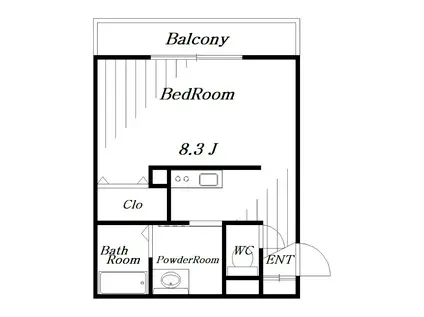 MYSTYLE蘇我(1K/3階)の間取り写真