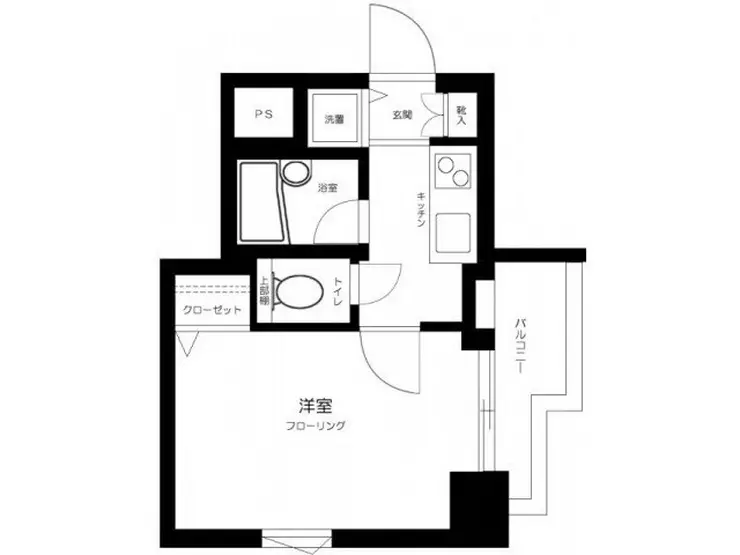 クレアシオン六本木 8階階 間取り