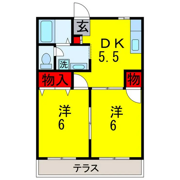エアリーハイム 1階階 間取り
