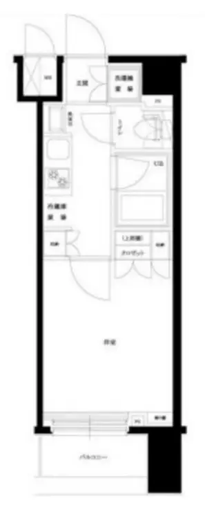 ルーブル仲六郷弐番館 3階階 間取り