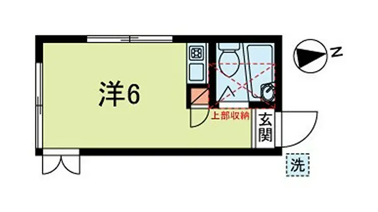サットンプレイス東高円寺B 1階階 間取り