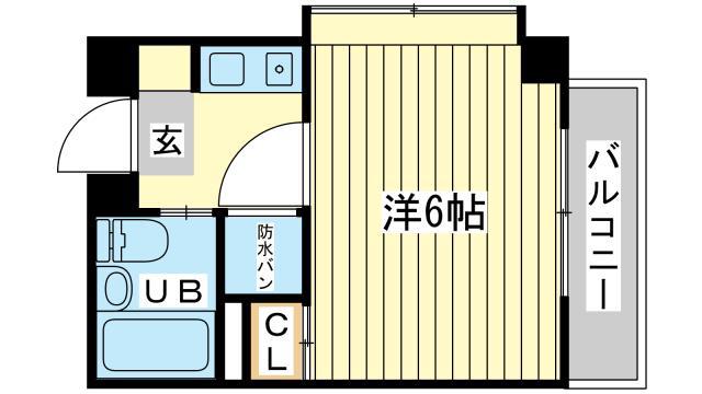 ベルトピア手柄III(ワンルーム/5階)の間取り写真