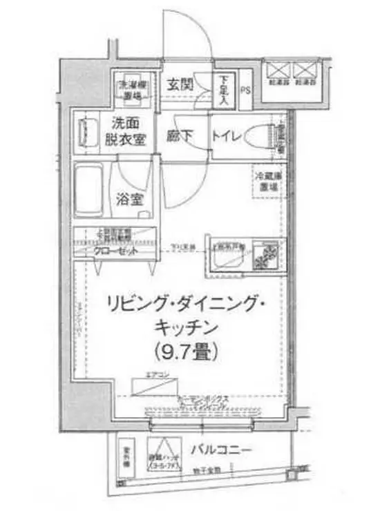 アイルイムーブル浅草 5階階 間取り